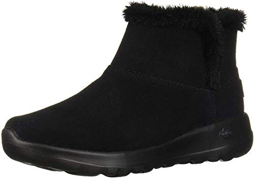 Skechers Performance On-The-Go Joy-Bundle Up, Botines Mujer, Negro (BBK Black Suede), 39 EU