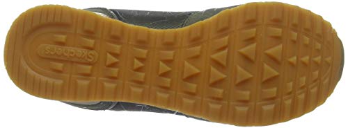 Skechers Retros-OG 85-Goldn Gurl, Zapatillas Mujer, Multicolor (OLV Black Suede/Nylon/Mesh/Rose Gold Trim), 38 EU