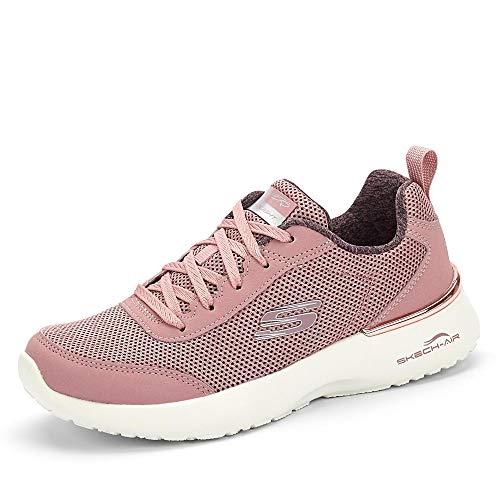 Skechers Skech-Air Dynamight-Fast Brak, Zapatillas Mujer, Morado (Mauve Mesh/Off White Trim MVE), 39 EU