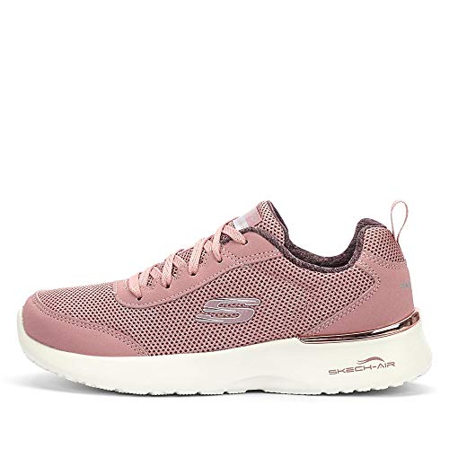Skechers Skech-Air Dynamight-Fast Brak, Zapatillas Mujer, Morado (Mauve Mesh/Off White Trim MVE), 39 EU
