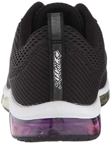 Skechers Skech-Air Element-Prelude, Zapatillas Mujer, Negro (BKMT Black Mesh/Multi Trim), 39 EU