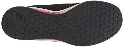 Skechers Skech-Air Element-Prelude, Zapatillas Mujer, Negro (BKMT Black Mesh/Multi Trim), 39 EU