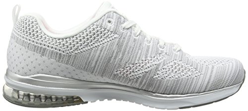 Skechers Skech- Air Infinity-stand Out - Zapatillas de deporte Mujer, Blanco (Blanco (WSL)), 39