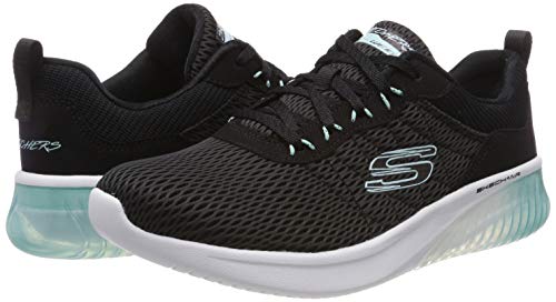 Skechers Skech-Air Ultra Flex, Zapatillas para Mujer, Negro, 39.5 EU