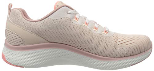 Skechers Solar Fuse Cosmic View, Zapatillas Mujer, Rosa Claro Malla Rosa Claro Borde Rosa Ltpk, 40 EU