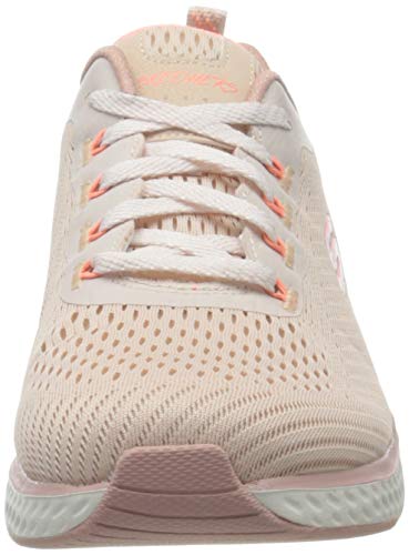 Skechers Solar Fuse Cosmic View, Zapatillas Mujer, Rosa Claro Malla Rosa Claro Borde Rosa Ltpk, 40 EU