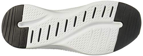 Skechers Solar Fuse-Lite Joy, Zapatillas Mujer, Negro (BKW Black & White Knit Mesh/Trim), 38 EU