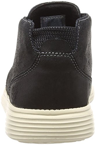 Skechers Status-Rolano, Mocasines Hombre, Negro (BLK Black Oily Suede), 41 EU