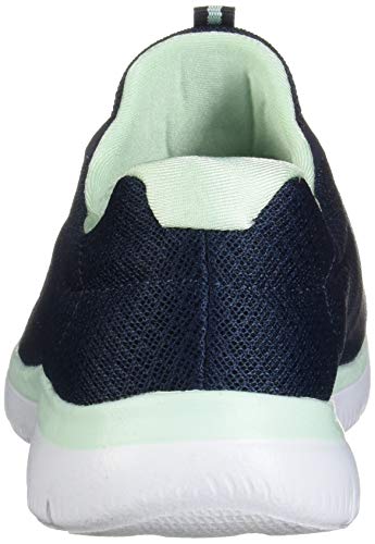 Skechers Summits, Zapatillas Deportivas Mujer, Azul Navy Aqua, 38 EU