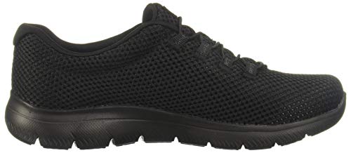 Skechers Summits, Zapatillas Mujer, Negro (BBK Black Mesh/Trim), 38 EU