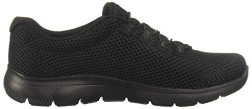 Skechers Summits, Zapatillas Mujer, Negro (BBK Black Mesh/Trim), 40.5 EU