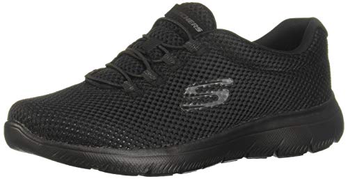Skechers Summits, Zapatillas Mujer, Negro (BBK Black Mesh/Trim), 40.5 EU