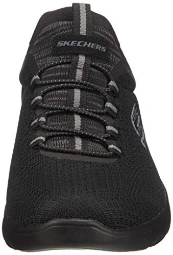 Skechers Summits, Zapatillas sin Cordones Hombre, Negro (Black Mesh/Trim BBK), 41 EU