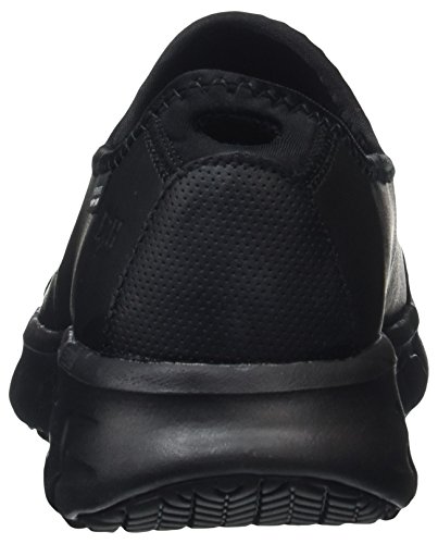 Skechers Sure Track, Zapatos de Trabajo Mujer, Negro (BBK Black Leather), 37 EU