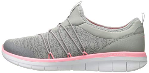 Skechers Synergy 2.0-Simply Chic, Zapatillas sin Cordones Mujer, Multicolor (GYPK Black Knit Mesh/Durabuck/Multi Trim), 37.5 EU