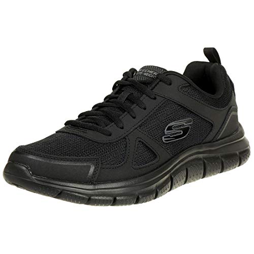 Skechers Track-scloric 52631-bbk, Zapatillas Hombre, Negro (Black 52631/Bbk), 44 EU