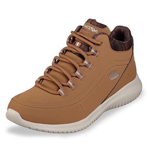 Skechers Ultra Flex 12918-csnt, Zapatillas Altas para Mujer, Marrón (Brown 12918/Csnt), 37 EU