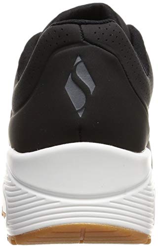 Skechers Uno- Stand On Air, Zapatillas Mujer, Negro (BLK Black Durabuck), 39 EU