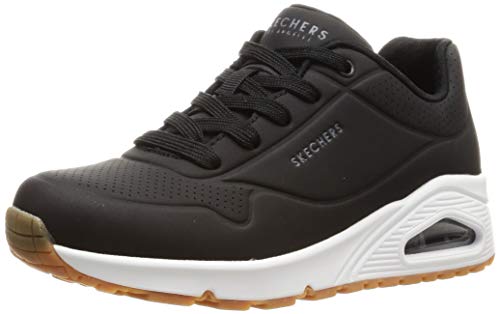 Skechers Uno- Stand On Air, Zapatillas Mujer, Negro (BLK Black Durabuck), 39 EU