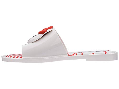 Slipper + Hello Kitty Hello Kitty Chanclas Pala Planas de Mujer Blanco - 39