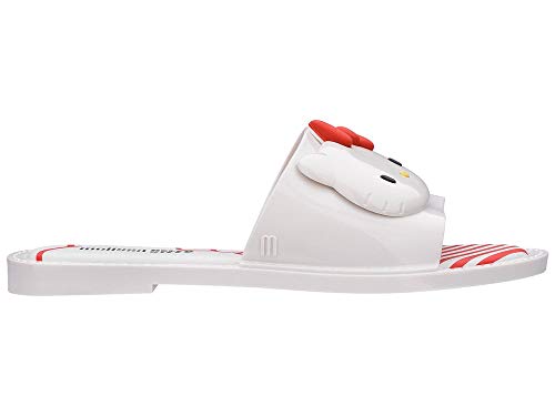 Slipper + Hello Kitty Hello Kitty Chanclas Pala Planas de Mujer Blanco - 39