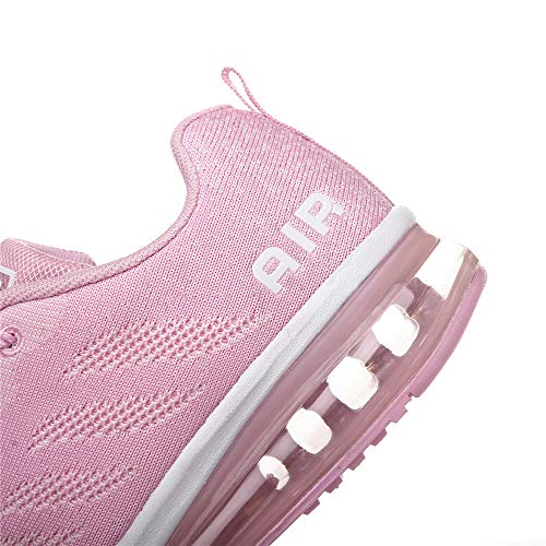 Smarten Zapatillas de Running Hombre Mujer Air Correr Deportes Calzado Verano Comodos Zapatillas Sport Pink 39 EU