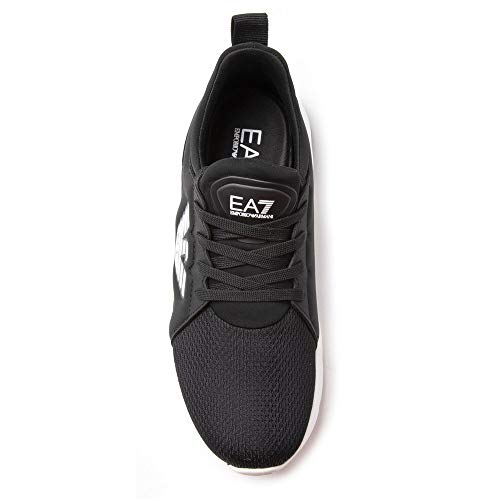 Sneaker Running EA7 Emporio Armani Mesh Rubber Black US21EA03 X8X056 38