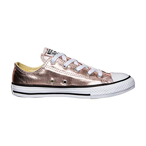 Sneakers metalizadas oro rosa niña Converse Chuck Taylor Ox 680