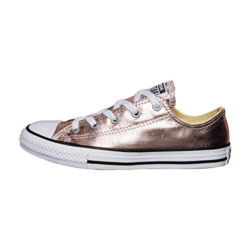 Sneakers metalizadas oro rosa niña Converse Chuck Taylor Ox 680