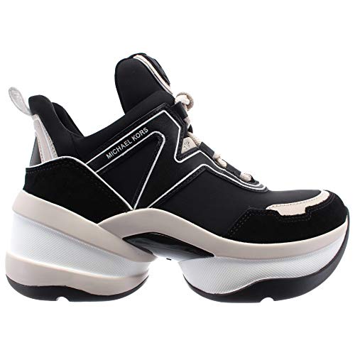 Sneakers Mujeres MICHAEL KORS 43R0OLFS1D Olympia Cuero Tejido Negro