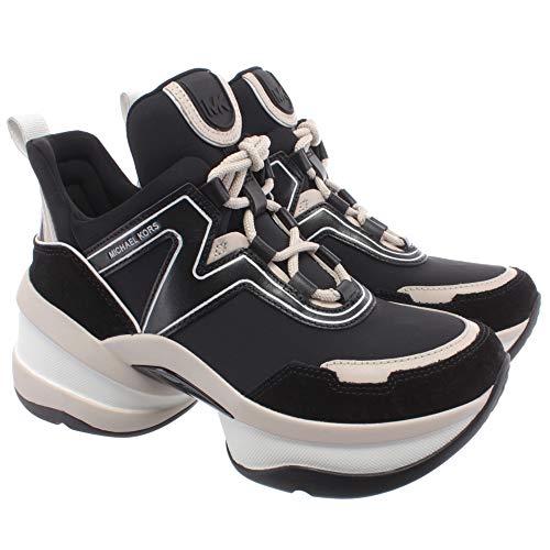 Sneakers Mujeres MICHAEL KORS 43R0OLFS1D Olympia Cuero Tejido Negro
