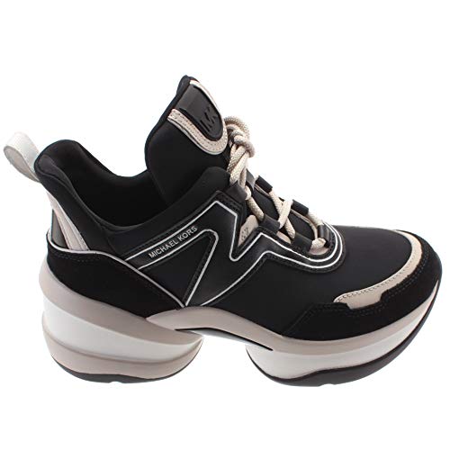 Sneakers Mujeres MICHAEL KORS 43R0OLFS1D Olympia Cuero Tejido Negro