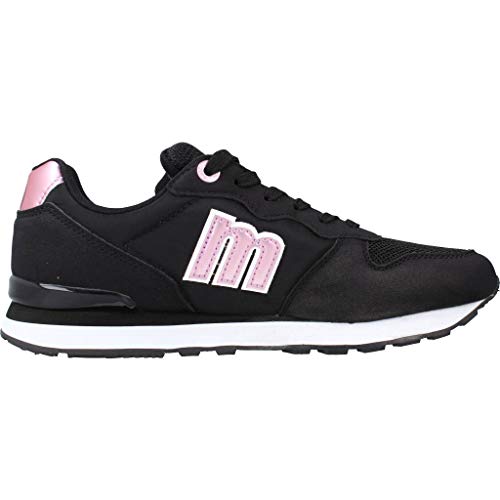 Sneakers Mustang 69705 Joggo Negra y Rosa