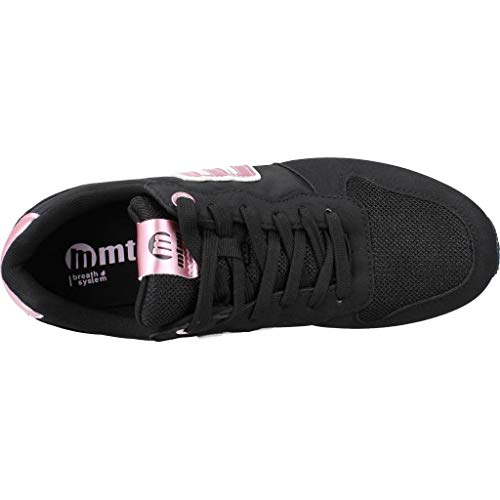 Sneakers Mustang 69705 Joggo Negra y Rosa