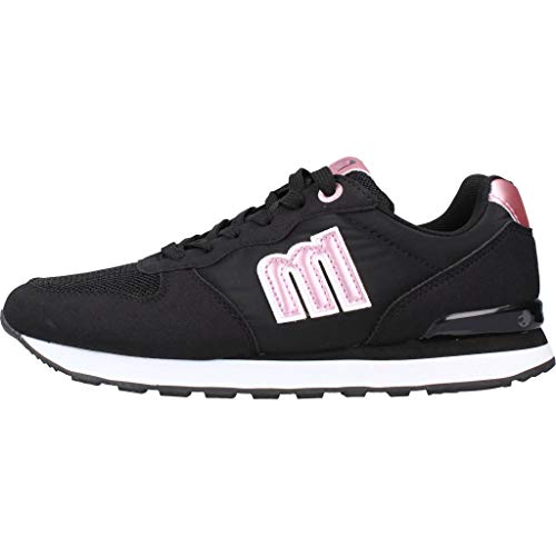 Sneakers Mustang 69705 Joggo Negra y Rosa