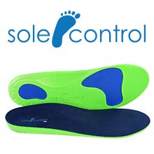 Sole Control 2 Pares Pro Plantillas ortopédicas metatarso y talón Cojines para Plantar Tratamiento de la Fascitis para Todo el pie, elección de Colores (L (EU 42.5-44.5), Verde)