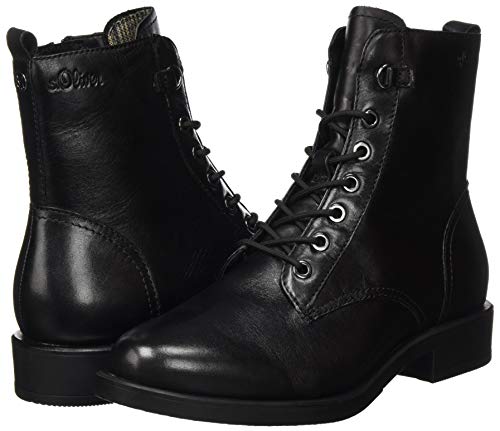 s.Oliver 5-5-25121-25, Botas Cortas al Tobillo Mujer, Black, 38 EU