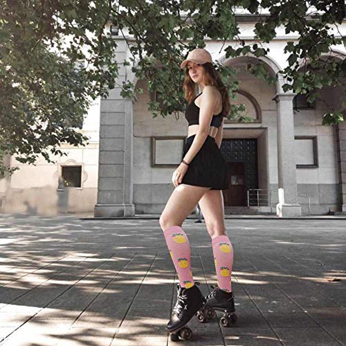 Sooverki Calcetines de compresión para Mujeres y Hombres 20-25 mmHg es el Mejor Graduado atlético, Correr, Volar, Viajar, Enfermeras 12-Multicolor-6 Pares L/XL