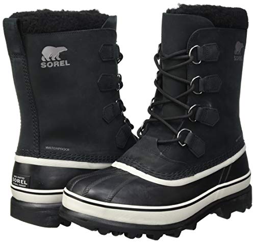 Sorel Caribou, Botas de Invierno Hombre, Black Dark STO, 45 EU