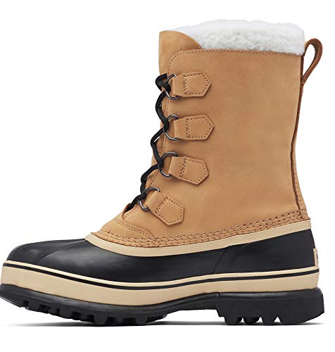 Sorel Caribou, Botas de Invierno Hombre, Marrón (Buff), 45 EU