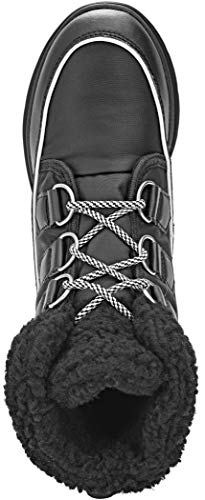 Sorel Explorer Carnival, Botas para Nieve Mujer, Negro (Black, Sea Salt), 37 EU