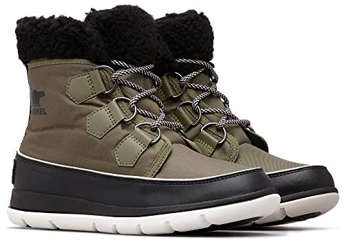 Sorel Explorer Carnival, Botas para Nieve Mujer, Verde (Hiker Green, Black), 39 EU