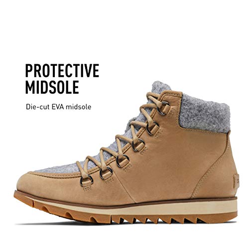 Sorel Harlow Lace Cozy, Botines Mujer, Marrón (Sandy Tan), 36