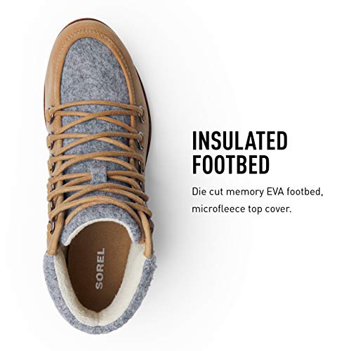 Sorel Harlow Lace Cozy, Botines Mujer, Marrón (Sandy Tan), 36