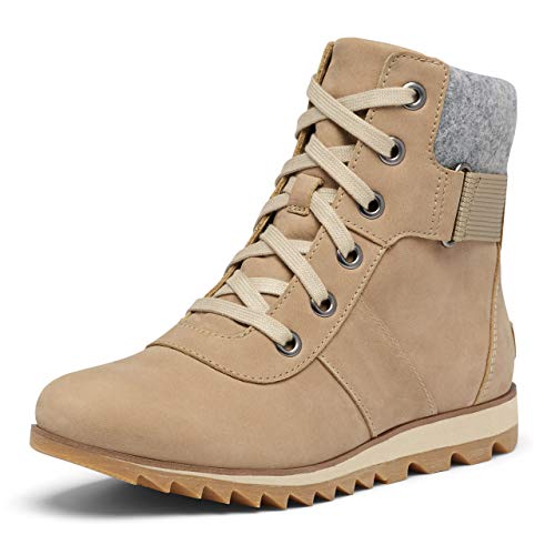 Sorel Harlow Lace Cozy, Botines Mujer, Marrón (Sandy Tan), 36