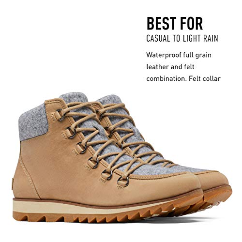 Sorel Harlow Lace Cozy, Botines Mujer, Marrón (Sandy Tan), 36