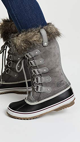 Sorel Madson Chukka Waterproof Botas para Nieve, Mujer, Gris (Quarry, Black 052Quarry, Black 052), 36 EU