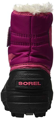 Sorel Toddler Snow Commander, Botas de Invierno Unisex bebé, Rojo (Tropic Pink, Deep Blush), 21 EU