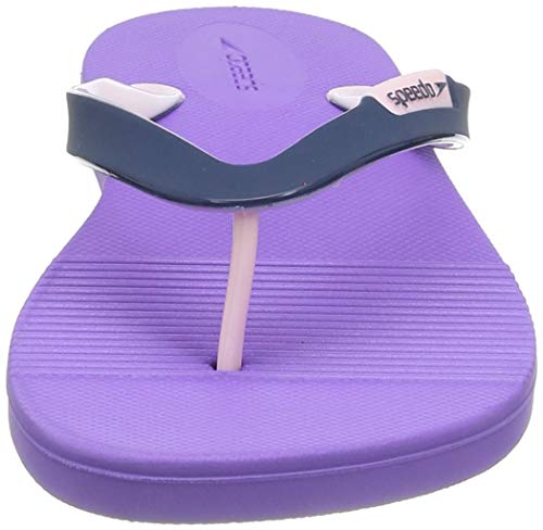 Speedo 809062 Mujer Chanclas, Púrpura/Azul Marino/Rubor En Polvo, 35.5 EU