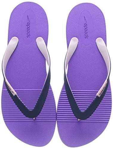 Speedo 809062 Mujer Chanclas, Púrpura/Azul Marino/Rubor En Polvo, 35.5 EU